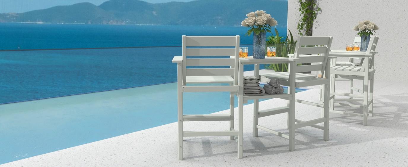 Upgrade Your Patio with The Foowin Adirondack Chair Set