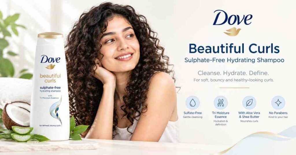 Dove Beautiful Curls Sulphate-Free Hydrating Shampoo
