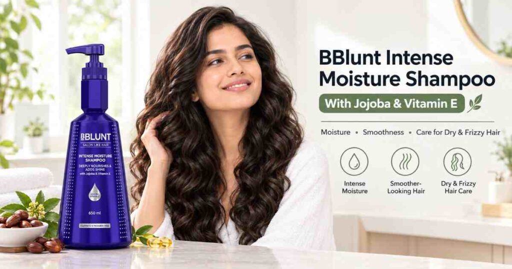 BBlunt Intense Moisture Shampoo With Jojoba and Vitamin E
