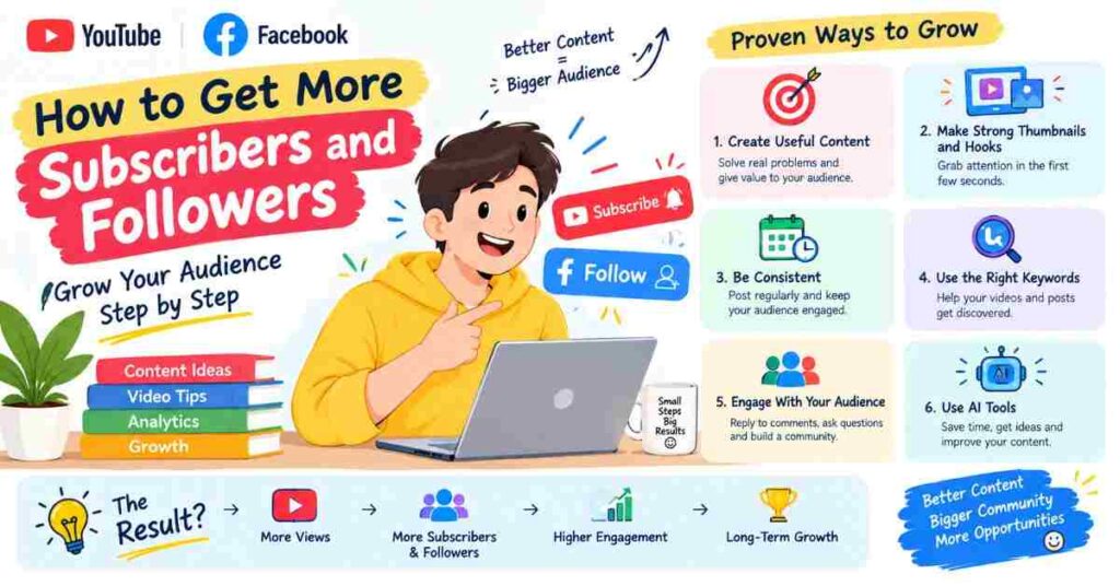 How to Get More Subscribers and Followers