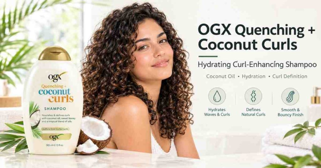 OGX Quenching + Coconut Curls Shampoo